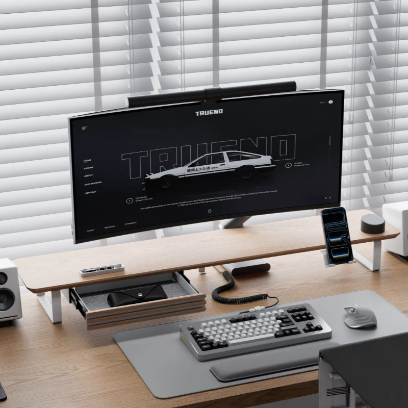 Setup Desk Monitor - Модульная подставка-органайзер для монитора из массива