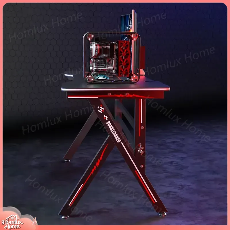 Игровой стол K-образной формы  – обзор и цена Desk Setup L Shaped