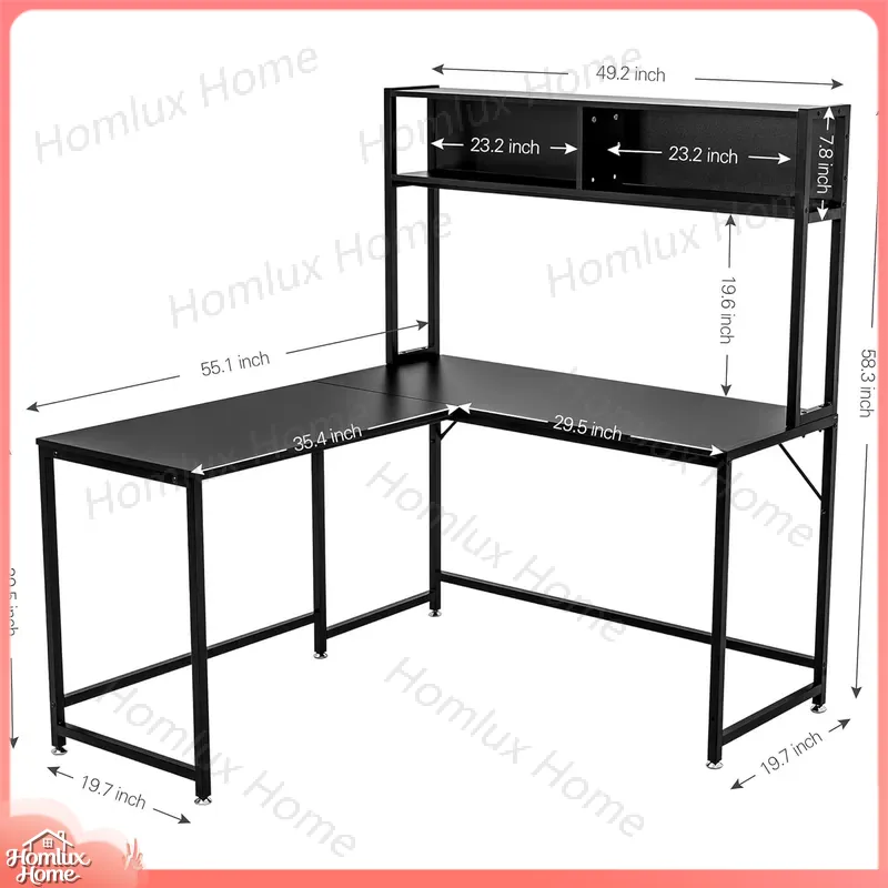 Игровой стол повышенной прочно – обзор и цена Desk Setup L Shaped