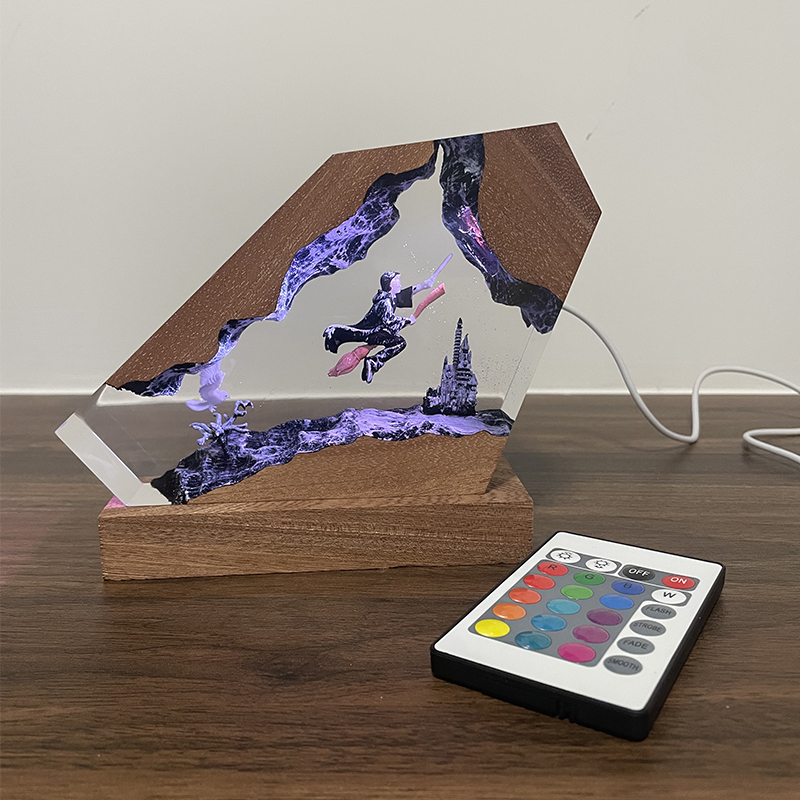 Настольный ночник из дерева и  – обзор и цена Desk Setup Lamp