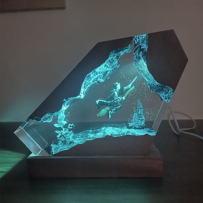 Настольный ночник из дерева и  – обзор и цена Desk Setup Lamp