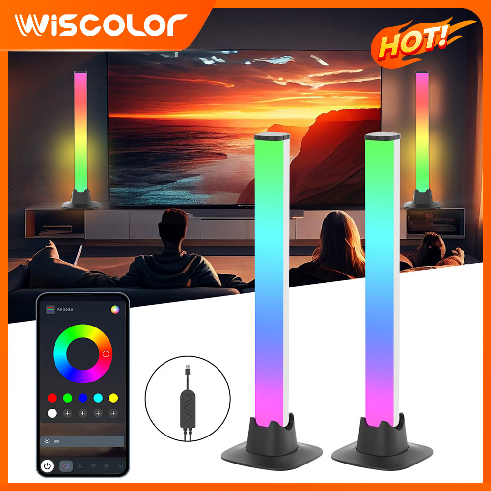 Светодиодная RGB-подсветка для – обзор и цена Desk Setup With Tv
