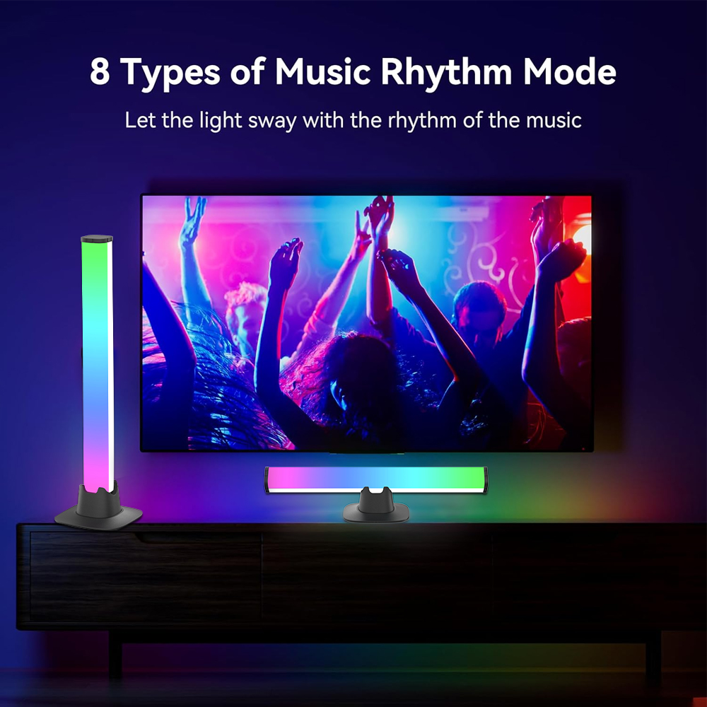 Светодиодная RGB-подсветка для – обзор и цена Desk Setup With Tv